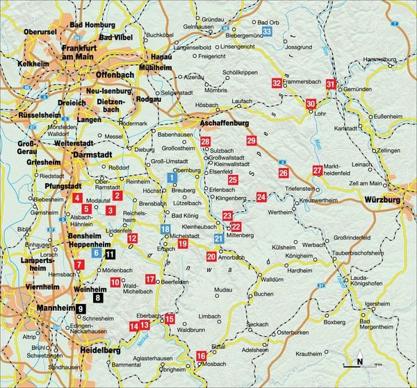Produktbild: Vergessene Pfade Odenwald und Spessart