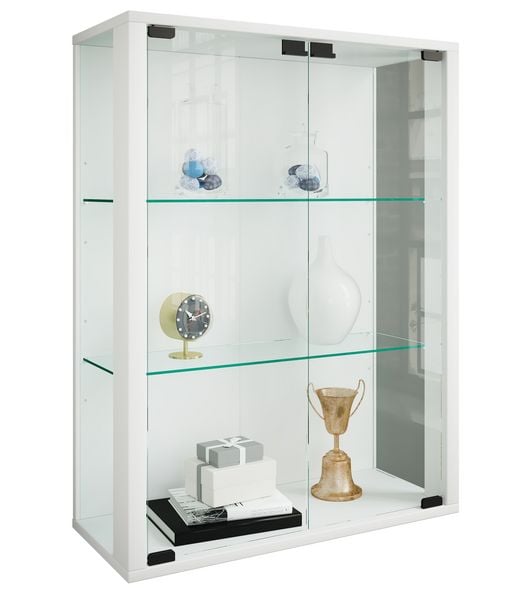 Produktbild: Wandvitrine H&auml;ngevitrine Glasvitrine Glas Udina M