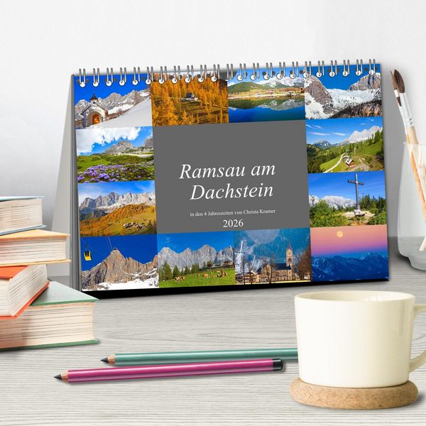 Produktbild: Ramsau am Dachstein (Tischkalender 2026 DIN A5 quer), CALVENDO Monatskalender