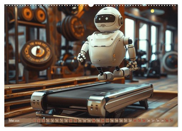 Produktbild: Neues aus dem Roboter Sport Club (hochwertiger Premium Wandkalender 2026 DIN A2 quer), Kunstdruck in Hochglanz