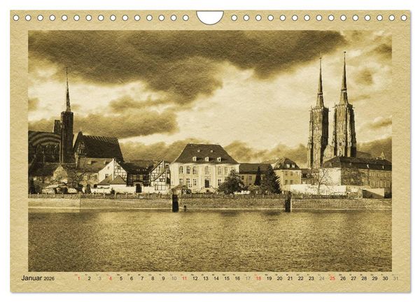 Produktbild: Polen &ndash; Ein Kalender im Zeitungsstil (Wandkalender 2026 DIN A4 quer), CALVENDO Monatskalender
