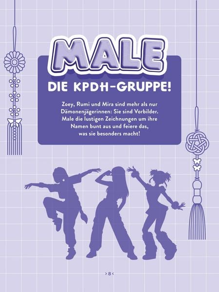 Produktbild: Das inoffizielle K-POP DEMON HUNTERS Activity Buch