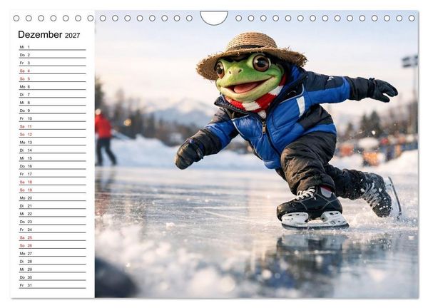 Produktbild: Sportfrosch (Wandkalender 2027 DIN A4 quer), CALVENDO Monatskalender