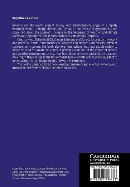 Produktbild: Climate Extremes and Society