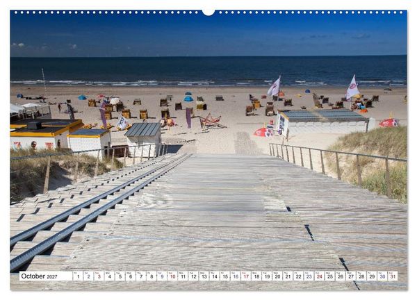 Produktbild: Discover Holland Amsterdam and the Coastal Landscapes of the Netherlands (High Quality Premium Wall Calendar 2027 DIN A2 landscape),CALVENDO 12 Month Wall Calendar