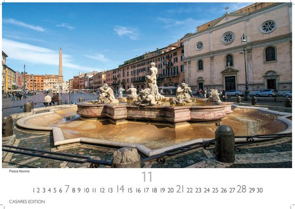 Produktbild: Rom Kalender 2027 &ndash; Wandkalender | Fotokalender Italien 24x35 cm - mit den sch&ouml;nsten Motiven der Ewigen Stadt | Kolosseum, Petersdom, Tiber, Pantheon.