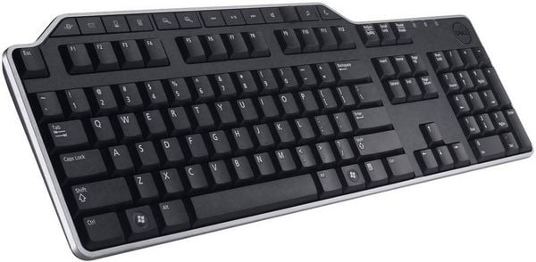Produktbild: Dell KB522 USB Tastatur Deutsch, QWERTZ Schwarz USB-Anschluss, Spritzwassergesch&uuml;tzt