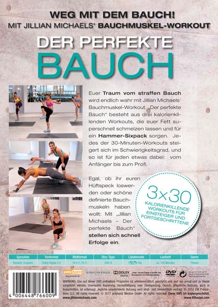 Produktbild: Jillian Michaels - Der perfekte Bauch