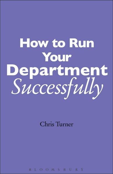 Produktbild: How to Run your Department Successfully