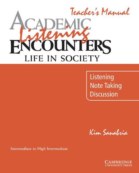 Produktbild: Sanabria, K: Academic Listening Encounters: Life in Society