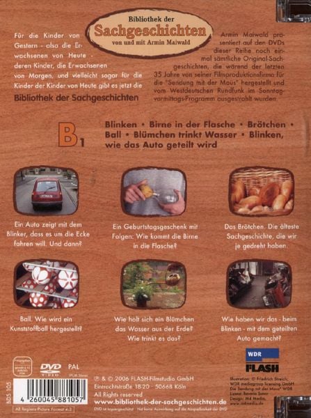Produktbild: B1 - Blinken/Birne in der Flasche/Br&ouml;tchen/Ball/Bl&uuml;mchen trinkt Wasser/Blinken, wie das Auto geteilt wird (Bibliothek der Sachgeschichten)
