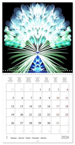 Produktbild: Digital fantasy (Wall Calendar 2026 12 &times; 12 Inch) CALVENDO 12 Month Wall Calendar