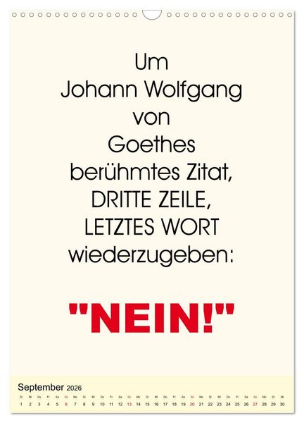 Produktbild: Spr&uuml;che-Kalender. Lustiges f&uuml;r die Familie! (Wandkalender 2026 DIN A3 hoch), CALVENDO Monatskalender