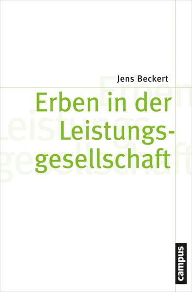 Produktbild: Erben in der Leistungsgesellschaft