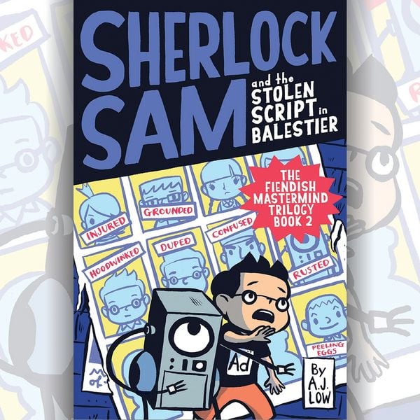 Sherlock Sam and the Stolen Script in Balestier - A.J. Low, Audio, 9789180568005