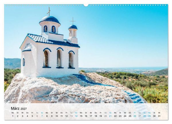 Produktbild: Insel Kos - Trauminsel des Dodekanes (Wandkalender 2027 DIN A2 quer), CALVENDO Monatskalender