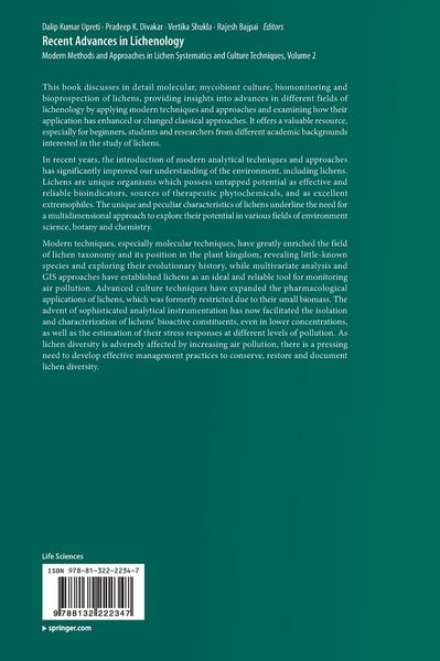 Produktbild: Recent Advances in Lichenology