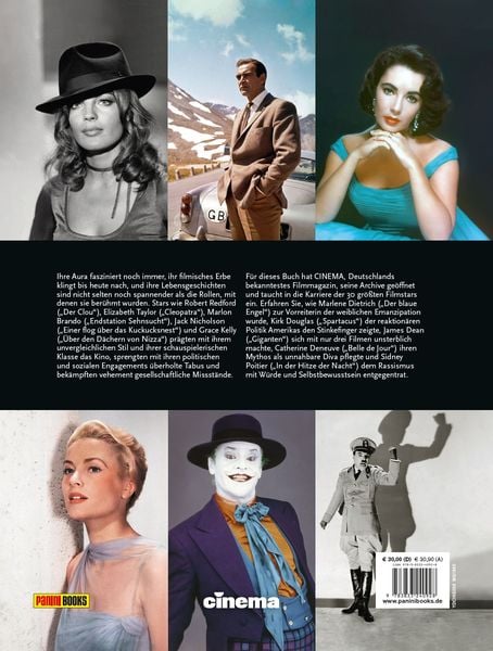 Produktbild: Cinema pr&auml;sentiert: Filmstars - Die 30 gr&ouml;&szlig;ten Ikonen der Kinogeschichte