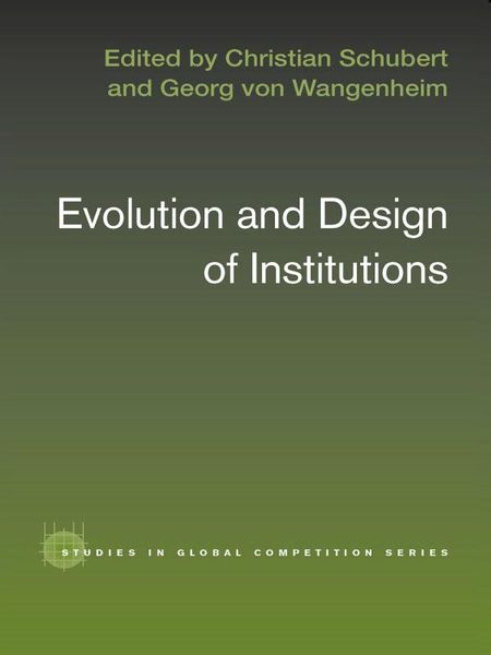 Produktbild: Evolution and Design of Institutions