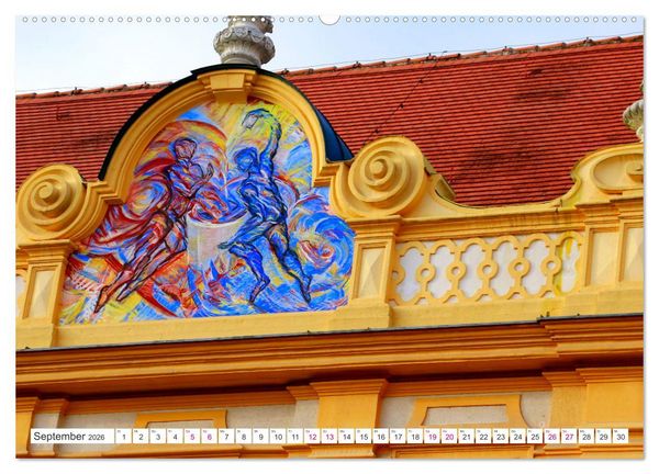 Produktbild: Ansichten vom Stift in Melk (Wandkalender 2026 DIN A2 quer), CALVENDO Monatskalender