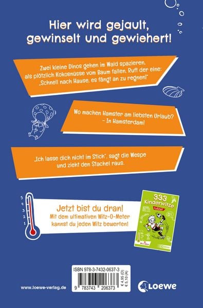 Produktbild: 333 Kinderwitze - Tiere