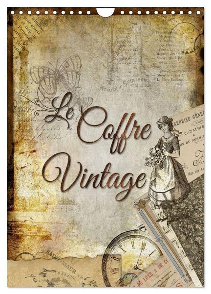 Produktbild: Le coffre vintage (Calendrier mural 2027 DIN A4 horizontal), CALVENDO calendrier mensuel