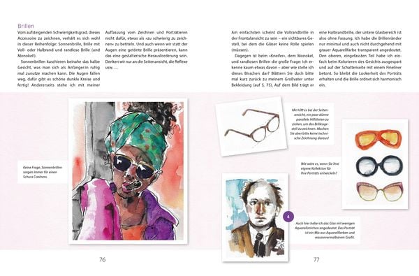 Produktbild: Portr&auml;tzeichnen ganz einfach. Die Kunst ausdrucksstarker Gesichter