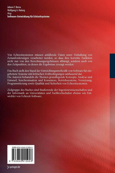 Produktbild: Software-Entwicklung f&uuml;r Echtzeitsysteme