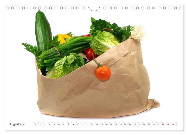 Produktbild: Gem&uuml;se, so gesund (Wandkalender 2026 DIN A4 quer), CALVENDO Monatskalender