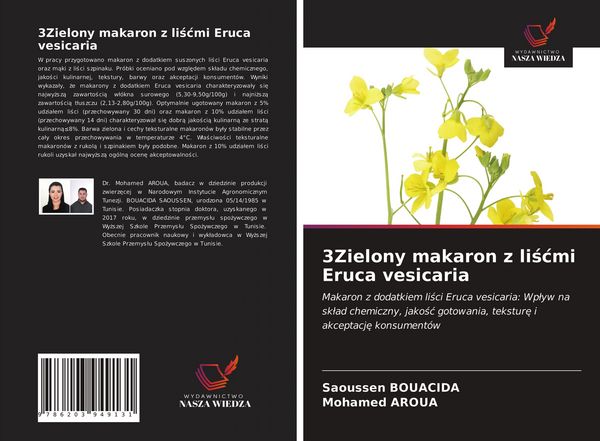 Produktbild: 3Zielony makaron z li&iquest;&iquest;mi Eruca vesicaria