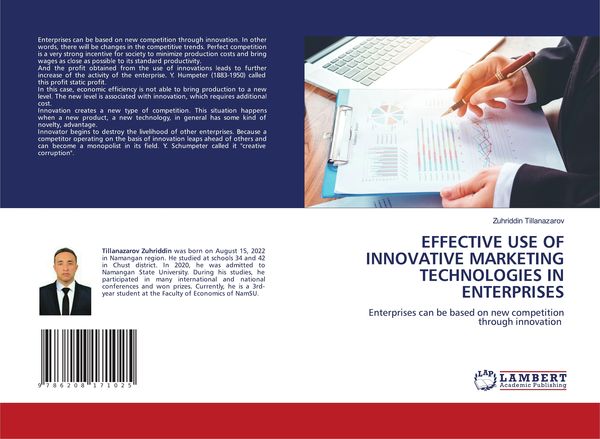 Produktbild: EFFECTIVE USE OF INNOVATIVE MARKETING TECHNOLOGIES IN ENTERPRISES