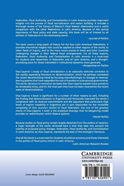 Produktbild: Federalism, Fiscal Authority, and Centralization in Latin America