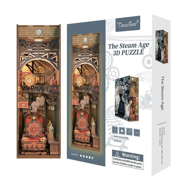 Book Nook DIY Bücherecke The Steam Age