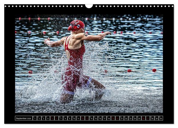 Produktbild: TRIATHLON Impressionen (Wandkalender 2026 DIN A3 quer), CALVENDO Monatskalender