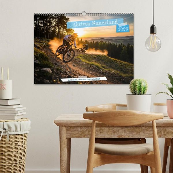 Produktbild: Aktives Sauerland (Wandkalender 2026 DIN A3 quer), CALVENDO Monatskalender