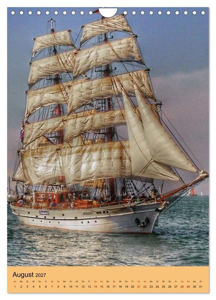 Produktbild: SAIL Rostock-Warnem&uuml;nde. Du bist so sch&ouml;n (Wandkalender 2027 DIN A4 hoch), CALVENDO Monatskalender