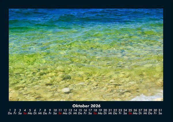 Produktbild: Sehnsucht nach Meer 2026 Fotokalender DIN A4