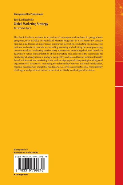 Produktbild: Global Marketing Strategy