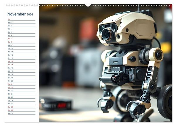 Produktbild: Roboter im Einsatz - Digitale Vernetzung und die Zukunft der Arbeit (hochwertiger Premium Wandkalender 2026 DIN A2 quer), Kunstdruck in Hochglanz