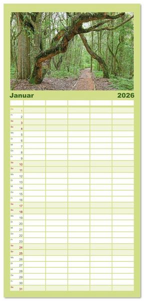 Produktbild: Familienplaner 2026 - Entdeckungen am Kilimandscharo mit 5 Spalten (Wandkalender, 21 x 45 cm) CALVENDO