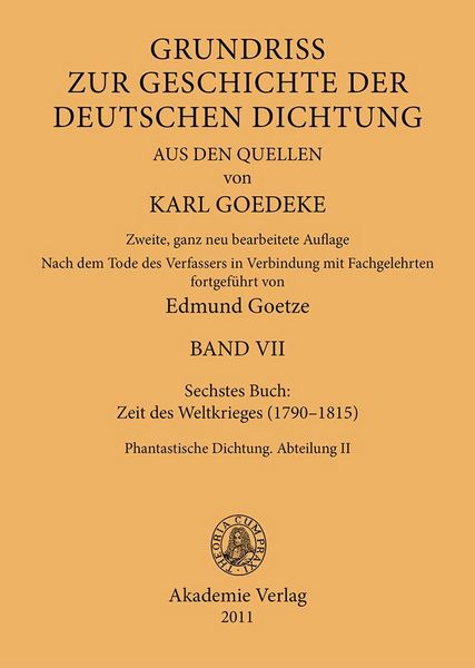Produktbild: Siebentes Buch: Zeit des Weltkrieges (1790-1815)