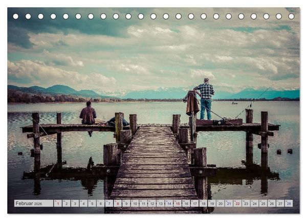 Produktbild: Der malerische Pf&auml;ffikersee (Tischkalender 2026 DIN A5 quer), CALVENDO Monatskalender