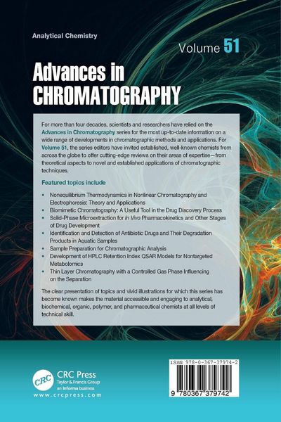 Produktbild: Advances in Chromatography, Volume 51