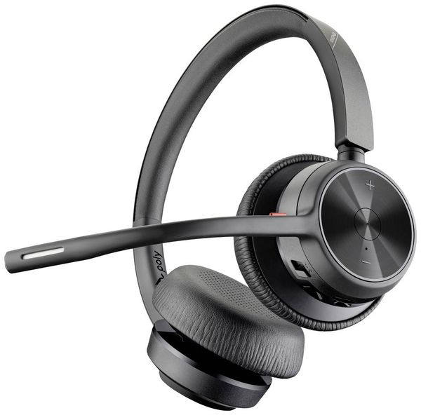 Produktbild: HP Poly Voyager 4320 USB-A Headset +BT700 Dongle On Ear Headset Bluetooth&reg; Stereo Schwarz Lautst&auml;rkeregelung, Mikrofon-Stummschaltung Computer