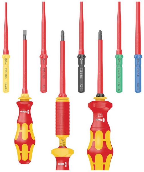 Produktbild: Wera Kraftform Kompakt VDE 64 i 3,0 x 157 mm TIE SB Elektriker Innen-Sechskant Wechselklinge 3.0 mm