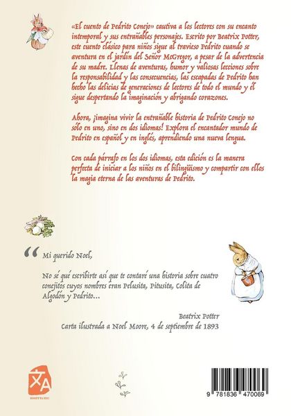 Produktbild: El cuento de Pedrito Conejo - The Tale of Peter Rabbit