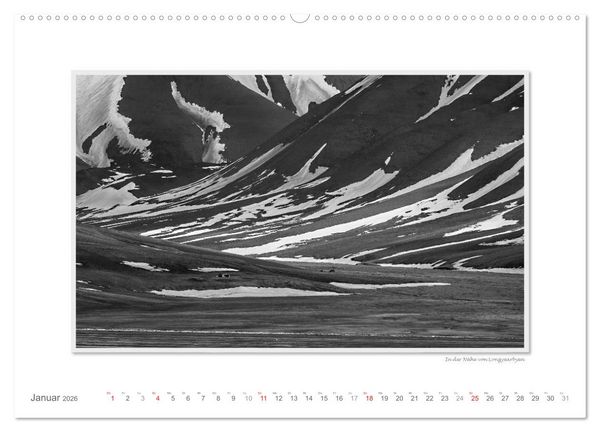 Produktbild: Spitzbergen Svalbard (Wandkalender 2026 DIN A2 quer), CALVENDO Monatskalender
