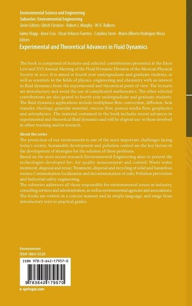 Produktbild: Experimental and Theoretical Advances in Fluid Dynamics