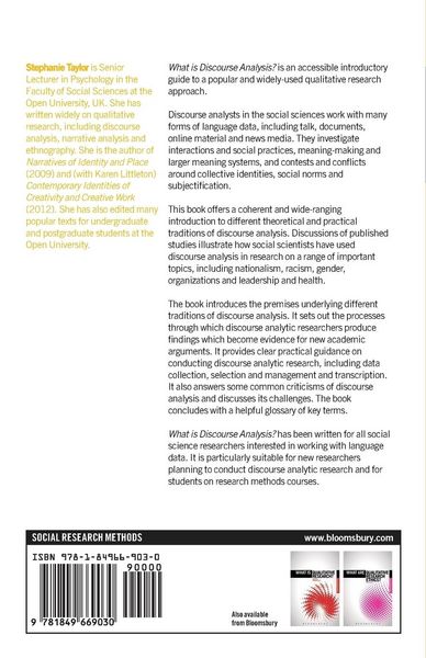 Produktbild: What Is Discourse Analysis?