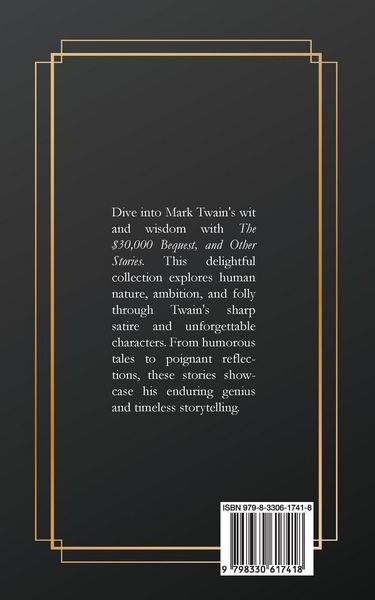 Produktbild: The $30,000 Bequest, and Other Stories